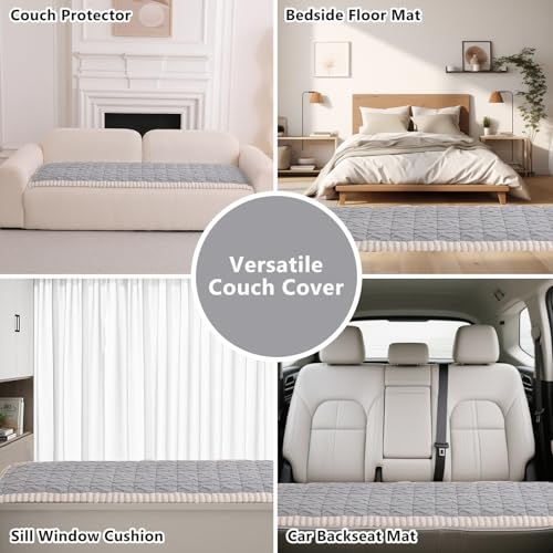 Non Slip Fuzzy Dog Couch Cover Washable Sofa Covers for Pets, 27.6"x70.9" - image 4
