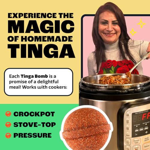 EZ Bombs Tinga Bomb Seasoning, Pack of 2 - Authentic Mexican Seasoning for Smoky Chipotle Tinga Sauce, Tacos, Tostadas, Tortas and More - Bold, Spicy & Tangy Flavor Quick and Flavorful Meals