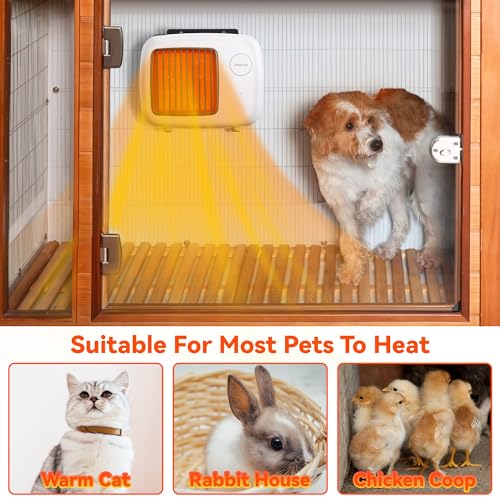 Dreyoo Dog House Heater With Thermostat, Pet House Heater With 6Ft Anti Chew Cord And Safe Overheat Protection thumb #5