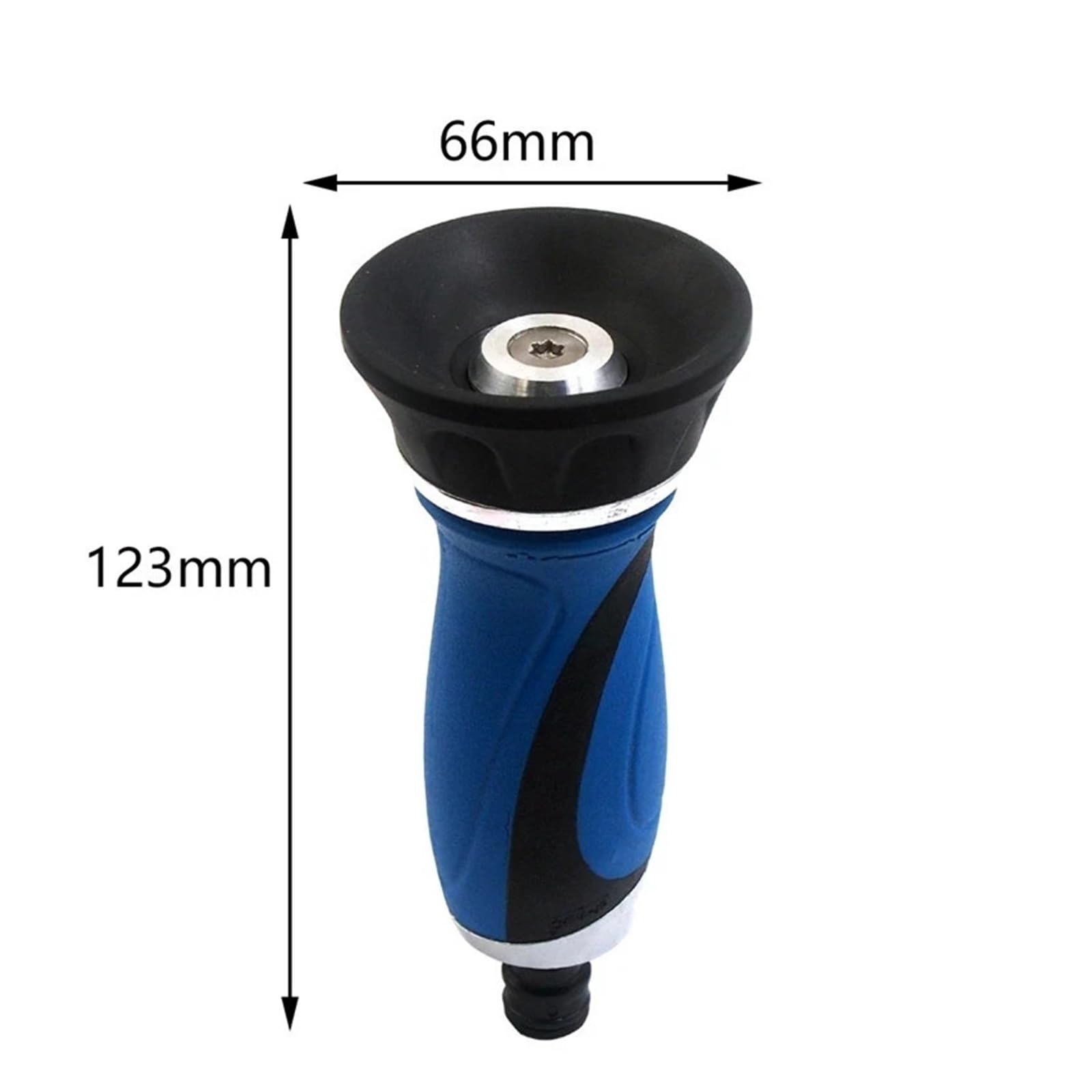Pistolet d'arrosage avec embout multi-jets, Pulvérisateur de jardin manuel en laiton, noyau métallique, interrupteur rotatif, poignée TPR, débit variable