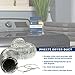 GE Dryer Vent, PM8X73 Flexible Foil Clothes Dryer Duct with Clamps, UL Approved