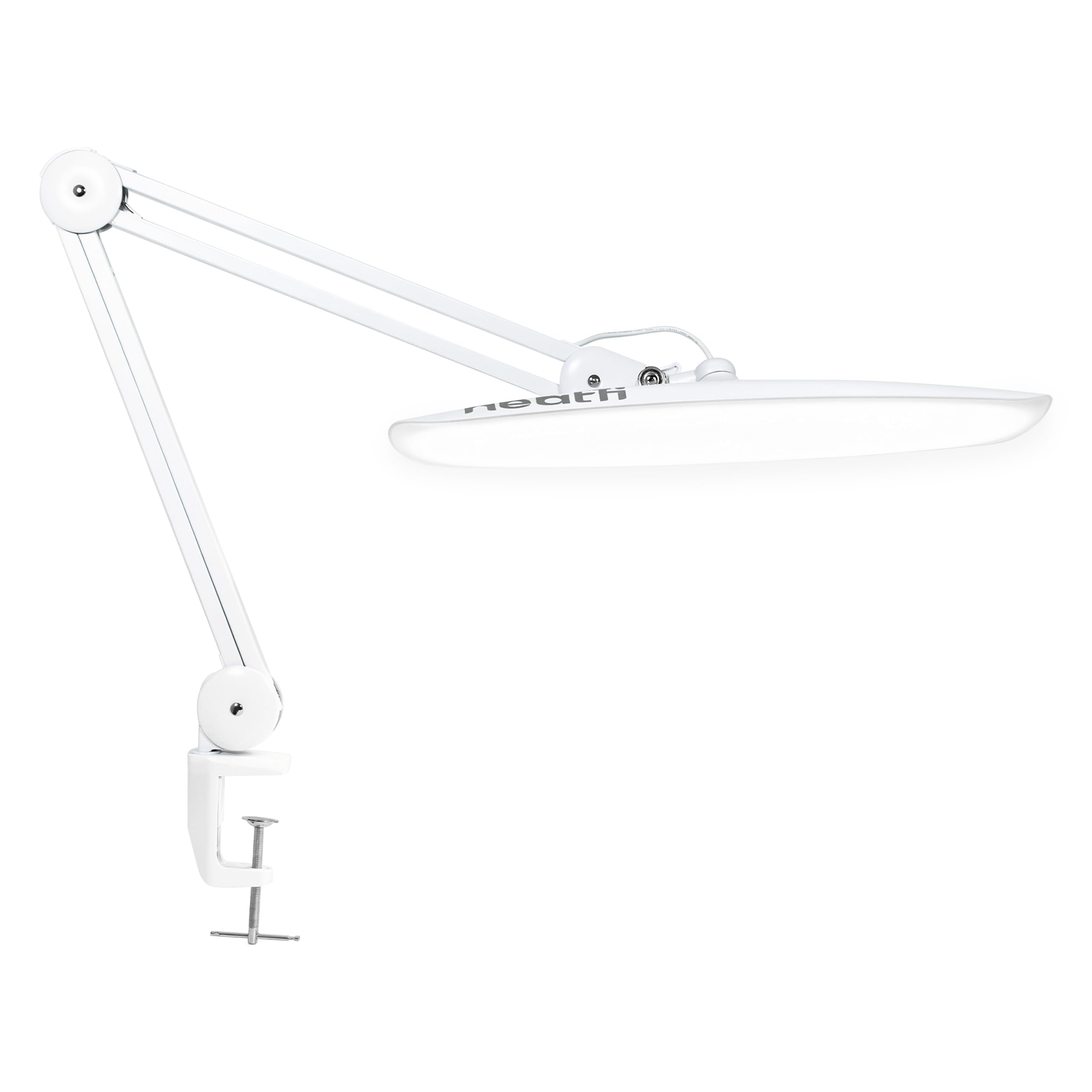 Neatfi XL 2,200 Lumens Adjustable LED Desk Lamp & Task Lamp - Bright, Dimmable Lighting for Office, Crafts, Nails & Hobbies with Clamp (Non-CCT, White)
