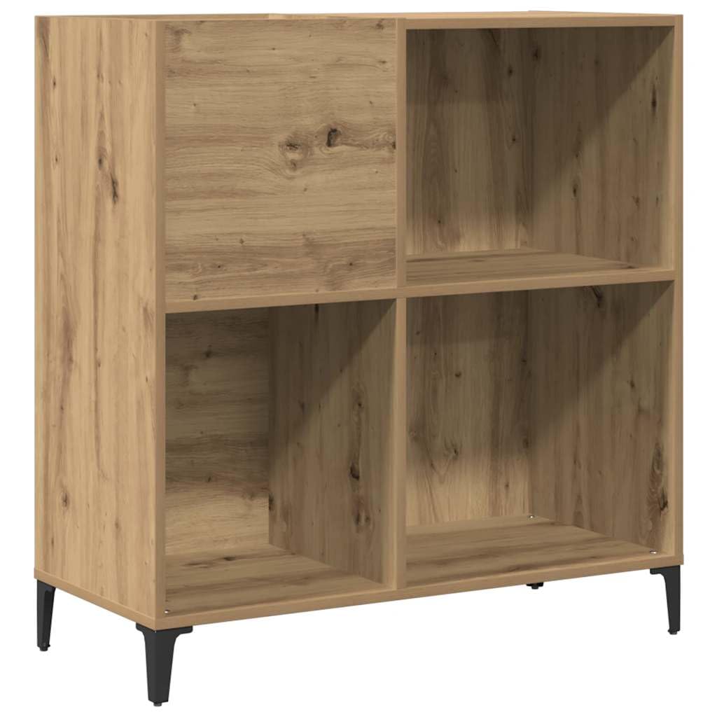 vidaXL Mobile Porta Dischi Artigianale 84,5x38x89 cm Legno Multistrato, Mobile per Giradischi, Porta Dischi, mobiletto Porta vinili