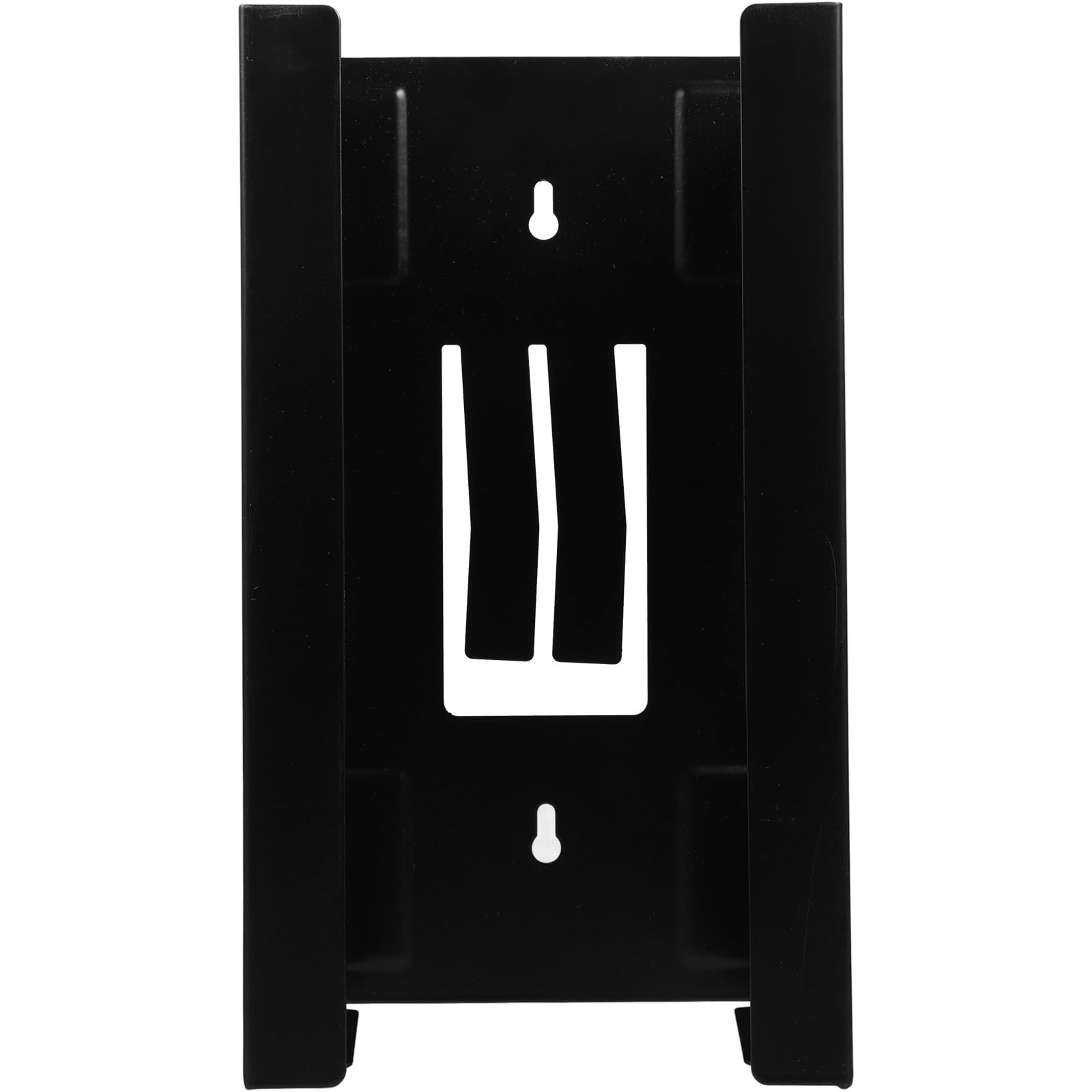 OSALADI Dispensador de Guantes Magnético Negro, Soporte Versátil para Caja Magnética y Accesorios de Herramientas, Montaje en Pared para Garaje, Cocina y Taller, Organizador Compacto