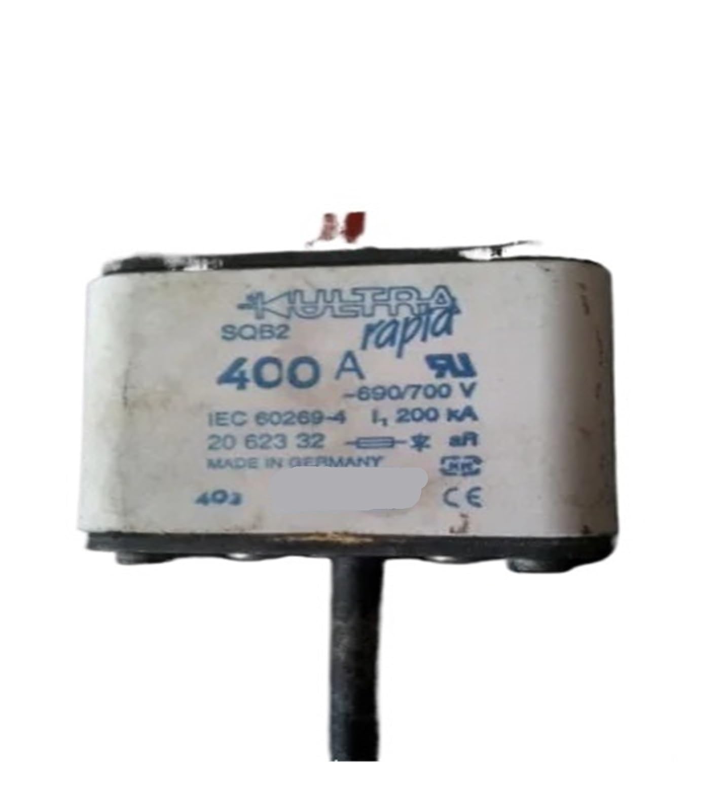 Fusible 2062132 SQB2 400A avec capacité 200KA AR pour couper net les courts-circuits