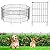 Decorative Garden Fence 19 Pack - 17 in (H) x 20.68 ft (L) No Dig Dog Animal Barrier Rabbit Fence Rustproof Metal Wire Panel Border, Animal Ground Stakes Fencing for Garden, Patio