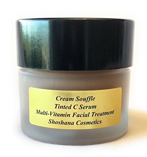 Tinted Facial Moisturizer | Cream Soufflé Tinted C Serum by Shoshana Cosmetics | Multi-vitamin Tinted Moisturizing Facial Treatment