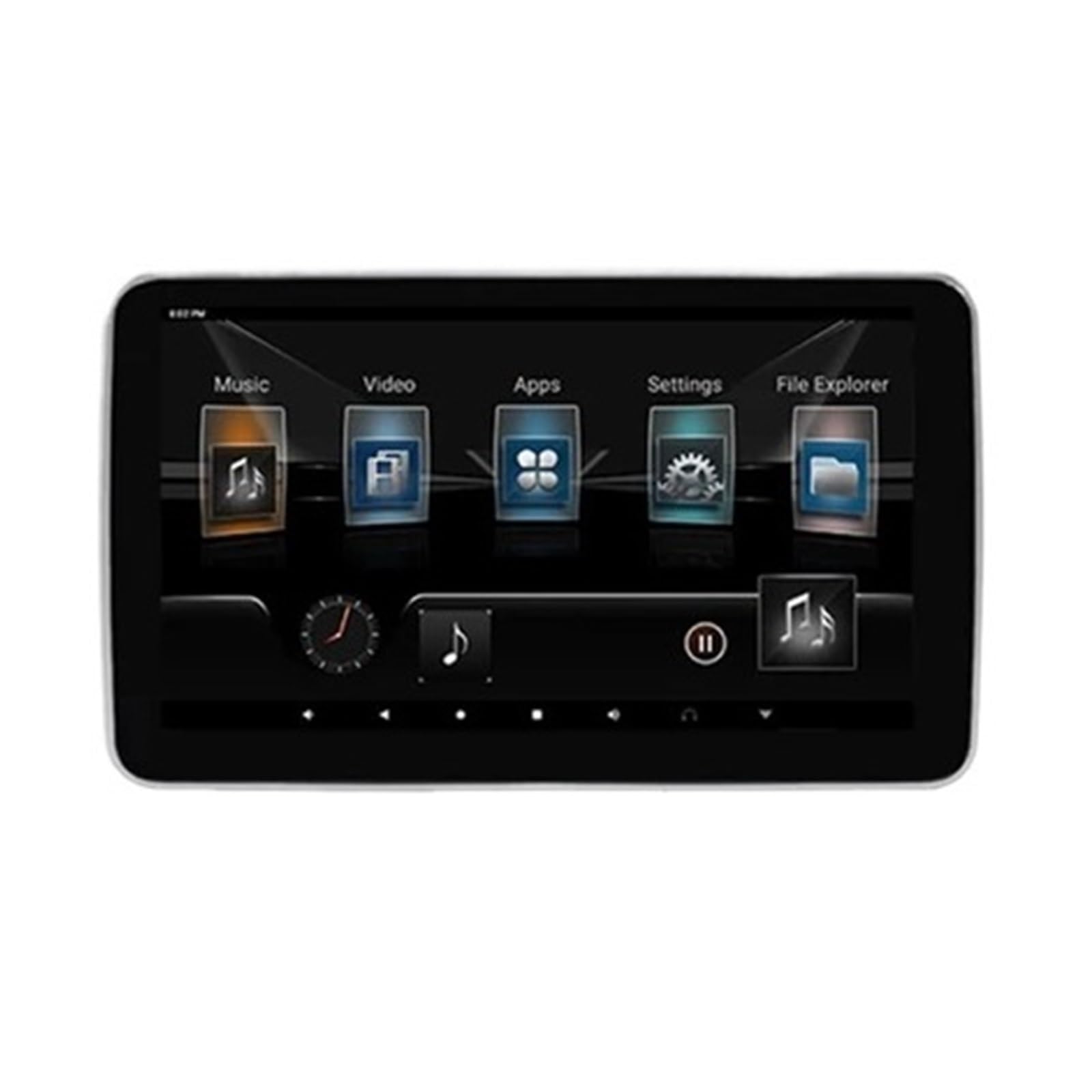 Monitor For Reposacabezas De Coche De 10,1 Pulgadas 3+32G, Pantalla Táctil IPS, Reproductor Multimedia, Pantalla 4K For Asiento Trasero De Coche, Salida HDMI(3-32GB 1 pcs)