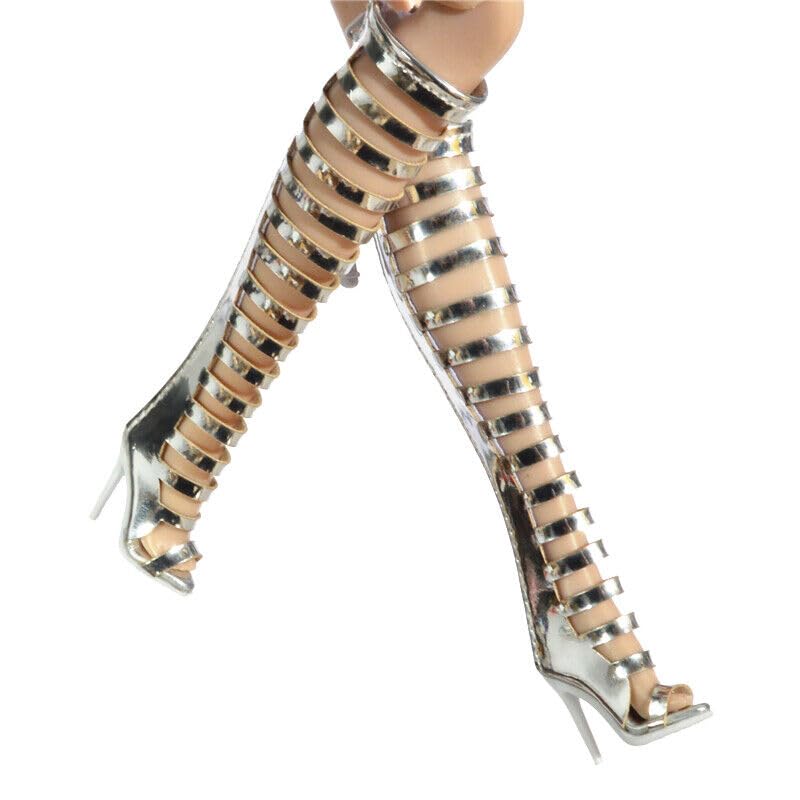 iTapeFashion Shoes fit FR2 Nu.face FR6.0 Jason wu integrity toys SILVER boots