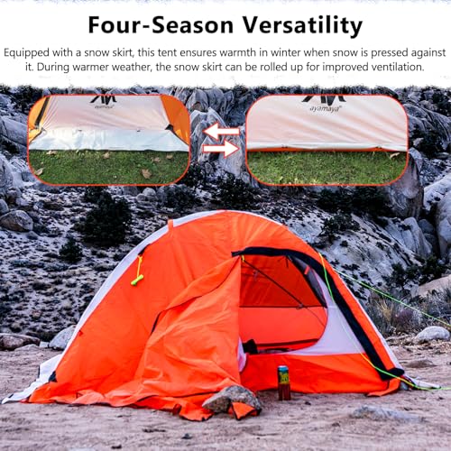 Carpa de camping ligera impermeable para 2 personas miniatura 4