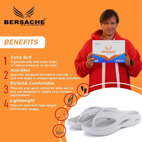 Image of BERSACHE Extra Soft Classic Casual with Regular wear with Soft Technology Wedage for Men's