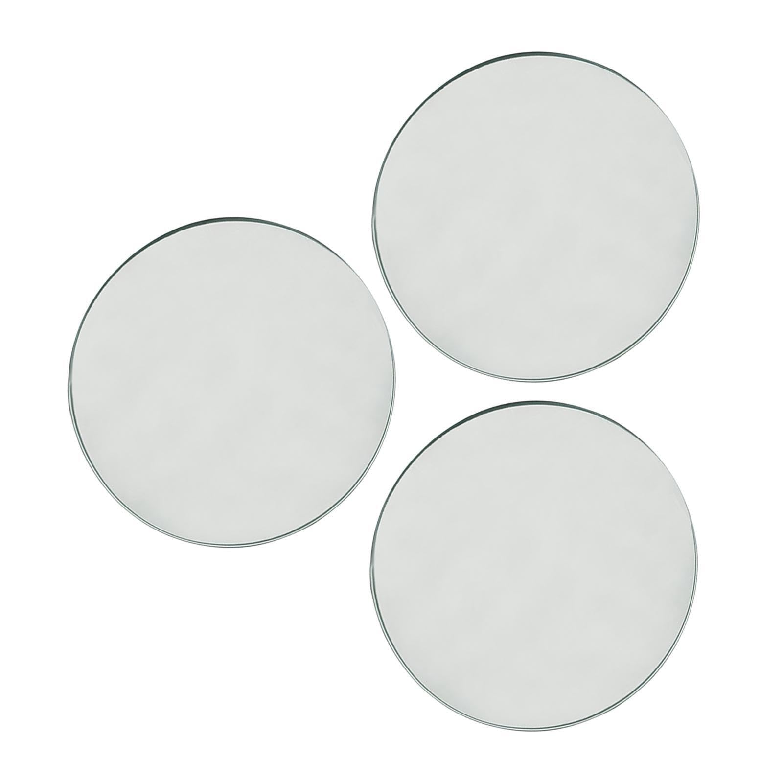 LIXSAZSE 3pieces Versatile Acrylic Tray Wedding Centerpieces And Vanity Display Stylish Mirror Tray Vanity Organization