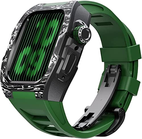 Bracelet Apple Watch antichoc sport et boîtier carbone pour iWatch SE 6