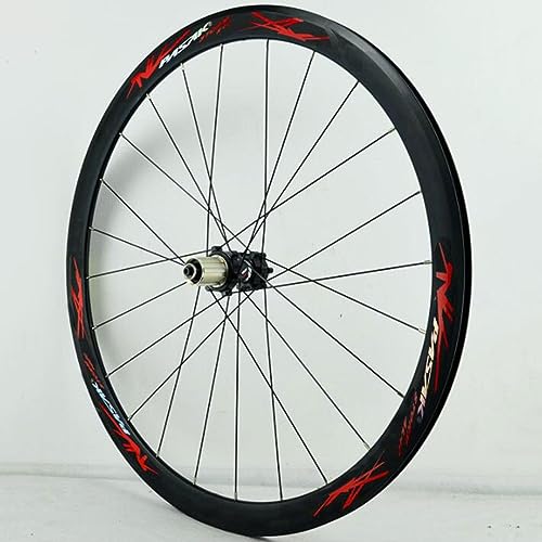 Zestaw kół do roweru szosowego z hamulcem tarczowym 700C(Red)