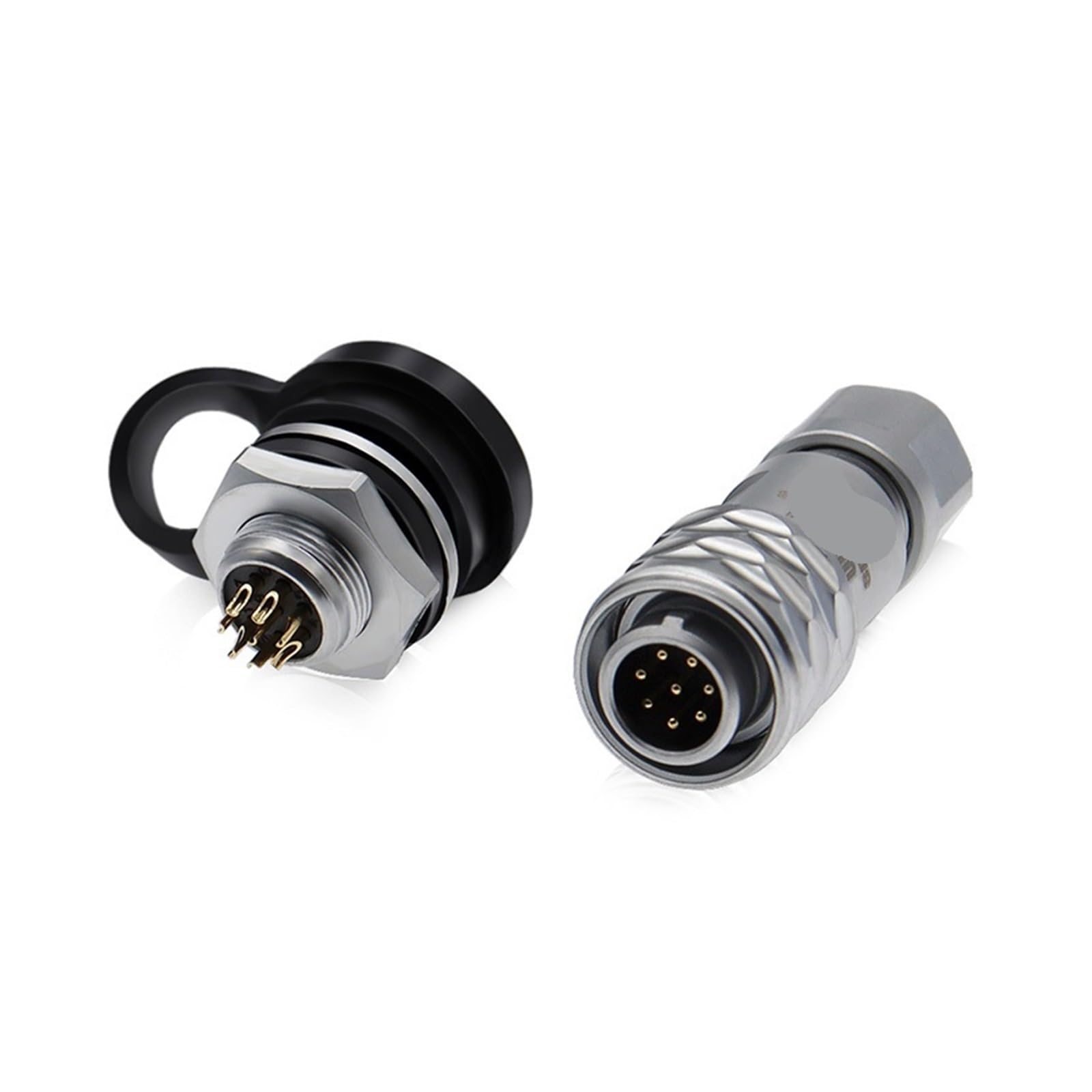 Conector M8 de aviación de 8 pines para señal de radio y cámaras LED