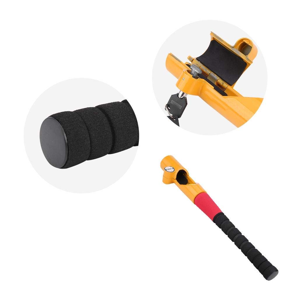KIMISS Steering Wheel Lock, Universal Car Truck Steering Wheel Locks Baseball Anti Theft Lock