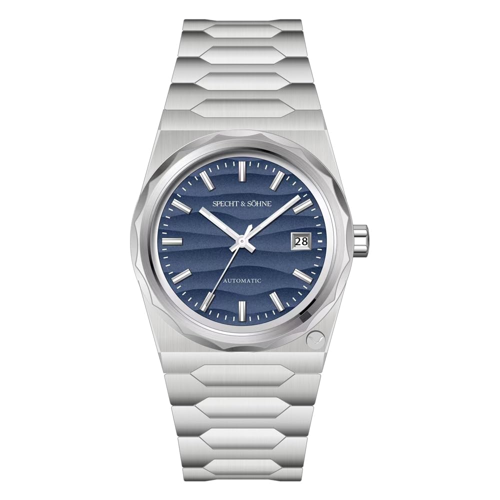 Specht & Söhne 222 Gold Watch Men's Watches Automatic Mechanical Wriswatch Japan NH35 Movt Sports Wristwatch 37MM Waterproof