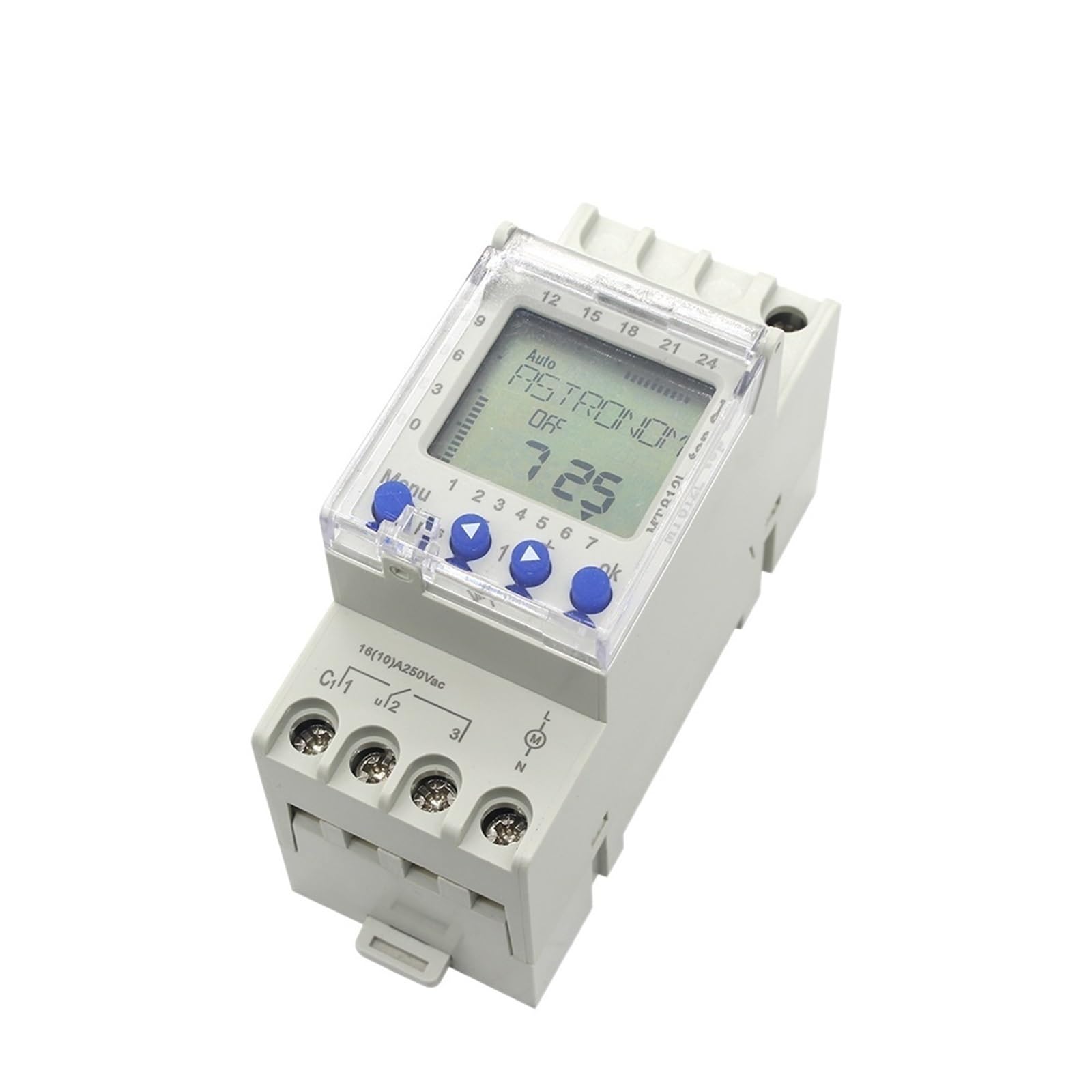 MT812L Astronomical Timer 1-Channel 7 Days DIN Rail Digital Time