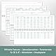 Häfft® Wochen-Tischkalender 2026 quer mit Aufsteller Minty Leaves 1 Woche 2 Seiten, Schreibtisch-Kalender mit Sprüchen, Wochenkalender 29,7 x 11,6 cm - nachhaltig & klimafreundlich