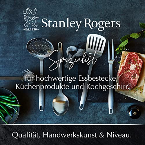 Foto von Stanley Rogers – Pfannenwender aus rostfreiem Edelstahl – Schlitzwender in satinierter Optik – Spülmaschinenfestes Küchen Zubehör