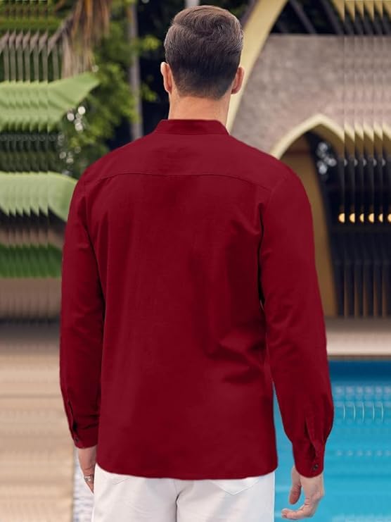 Image of Bellstone Men's Solid Cotton Shirt | Casual | Plain | Full Sleeve | Summer-Regular Fit| Men Stylish Shirt | Everyday Formal Wear |Soft Breathable Fabric | Everyday Smart Casual Wear