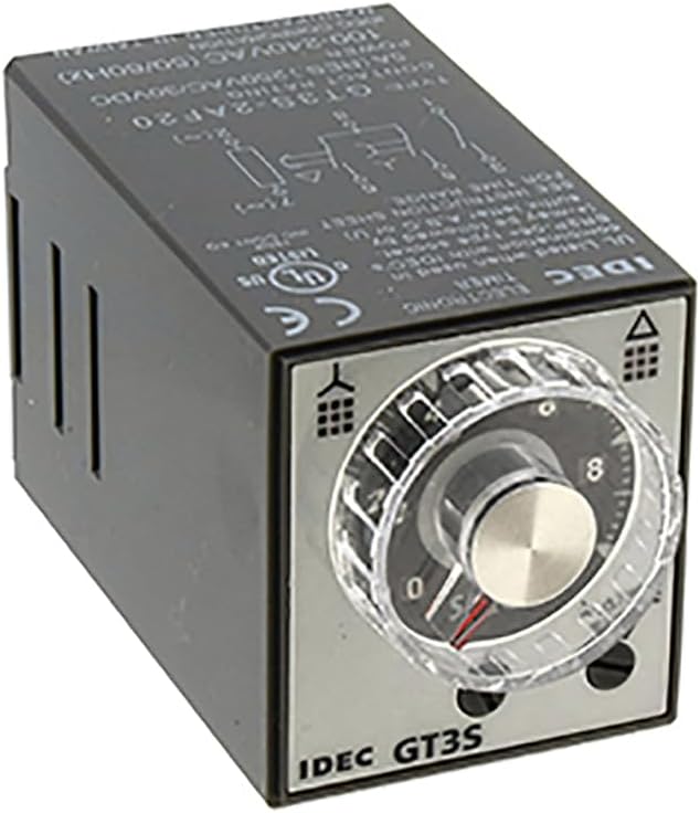GT3S-2AF20, Multi-Function Timer, 8 Pin, Plug-in Delta, 0.05s-100s, 100-240 VAC, GT3 Series