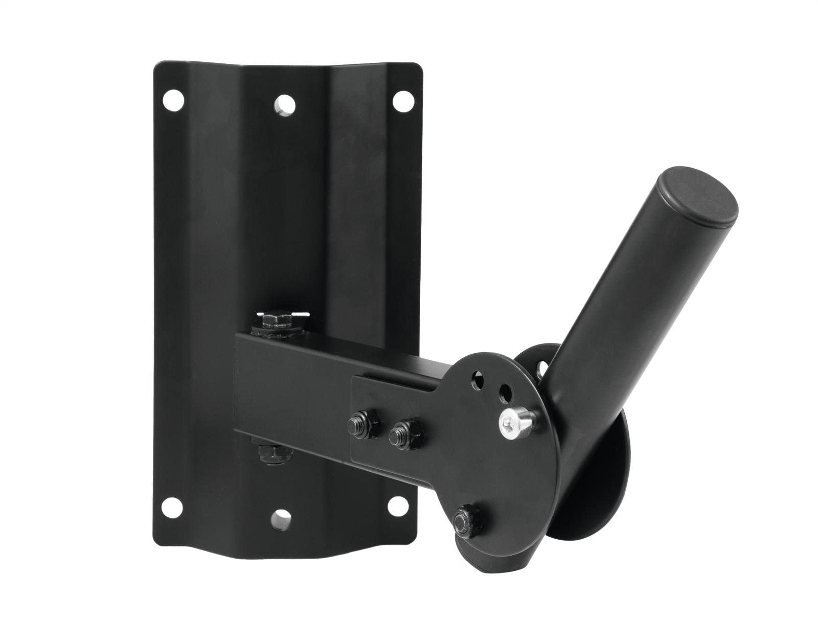 OMNITRONIC WH-1 Wandhalterung 30 kg max | Halterung für Lautsprecherboxen, schwenk- & neigbar, Maximallast 30 kg