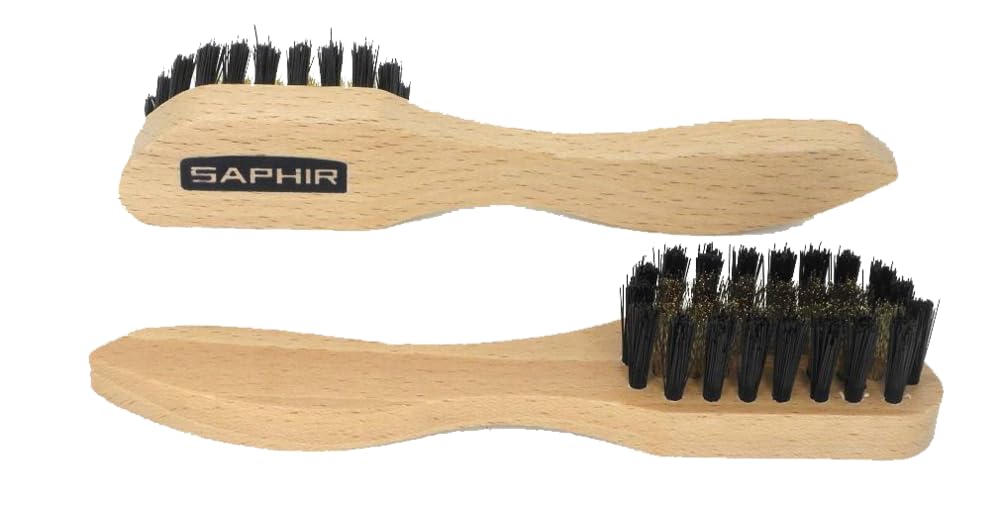 Saphir 6-1/4" Brass Brush
