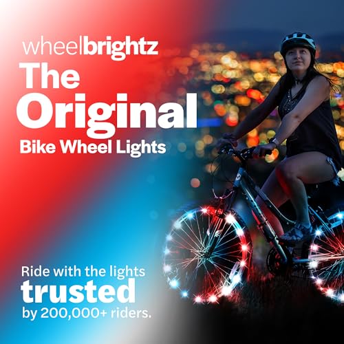 image for Brightz WheelBrightz 2-Pack Bike Wheel Lights (Red, White, Blue) - Per