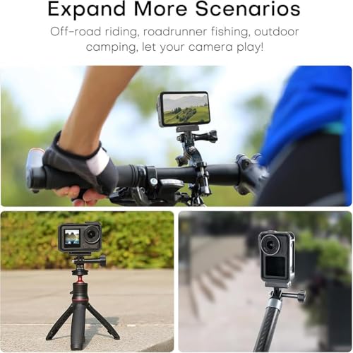 Image of Magnetic Quick Release Mount Adapter for DJI Action 5 Pro /Action 4 / Action 3 & osmo 360 - Snap-On Base to Action Camera Mount Converter, Secure Lock Design