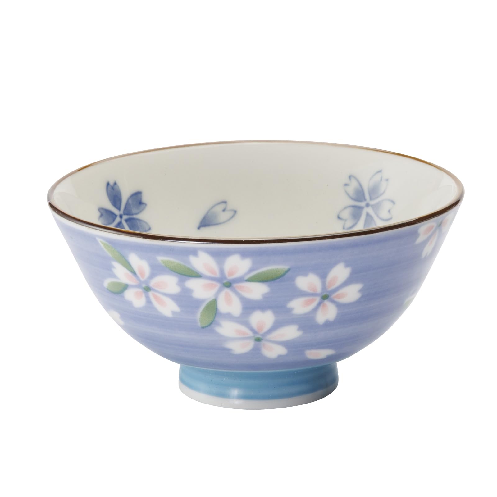 Mino Ware 133-61213 Rice Bowl, Microwave, Dishwasher Safe, Kyocakura, Blue, Approx. 4.3 inches (11 cm), Made in Japan : Home & Kitchen
