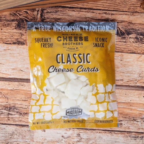 Cheese Bros Squeaky Fresh Wisconsin CHEESE CURDS | 6 ounce bags | Gourmet Gift for Families… (4)