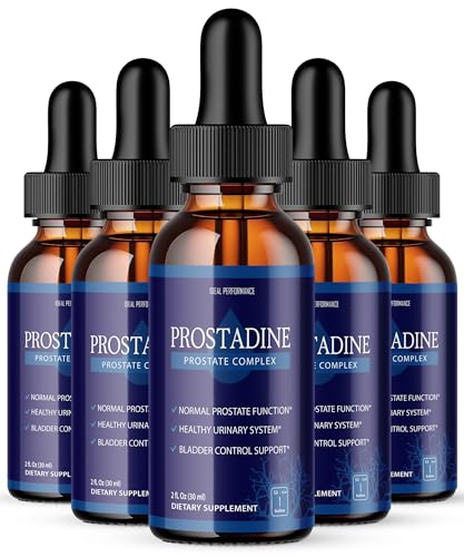 IDEAL PERFORMANCE Prostadine Package of 5 Official Drop Formula Prostadine Official Prostadine Drops for Prostate Health Bladder Urinating Issues