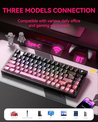 Image of LEOBOG x Aula HI75C Pro Mechanical Gaming Aluminum Wireless Keyboard