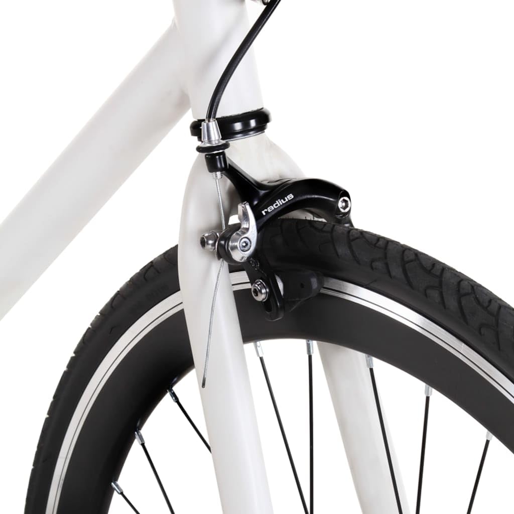 Bicicleta de marcha fija de 700 C, 59 cm, bicicletas negras y azules, bicicleta ligera de carretera de una sola velocidad con buje abatible para conducción urbana