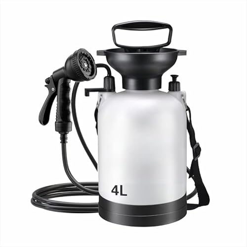 KryZaroバックパック式手動圧力貯蔵噴霧器|大容量・ポータブル小型、アウトドアキャンプシャワー/ライト付き