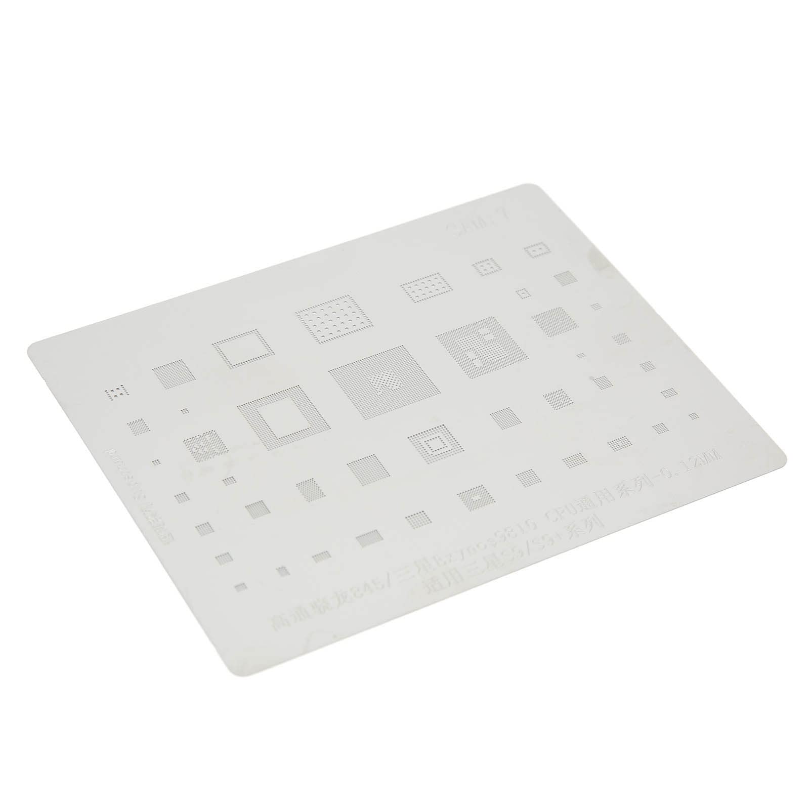 Respicefinem Plantg Series 10×8×1 Phone Tin Reballing Stencil Accurate Positioning Cpu Tin Planting Template For S9 Series