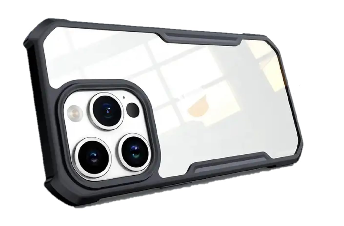 LazyLion Back Cover Case Compatible with iPhone 15 Pro Max, 360 Degree Protection | Protective Design |Ever Transparent Back Cover Case (Pack of 1)