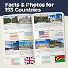World Travel Tracker Passport Mark 193 Countries Visited with Flag Stickers Pocket-Sized Scratch Off Map Alternative, Travel Journal, and Gift for Travelers