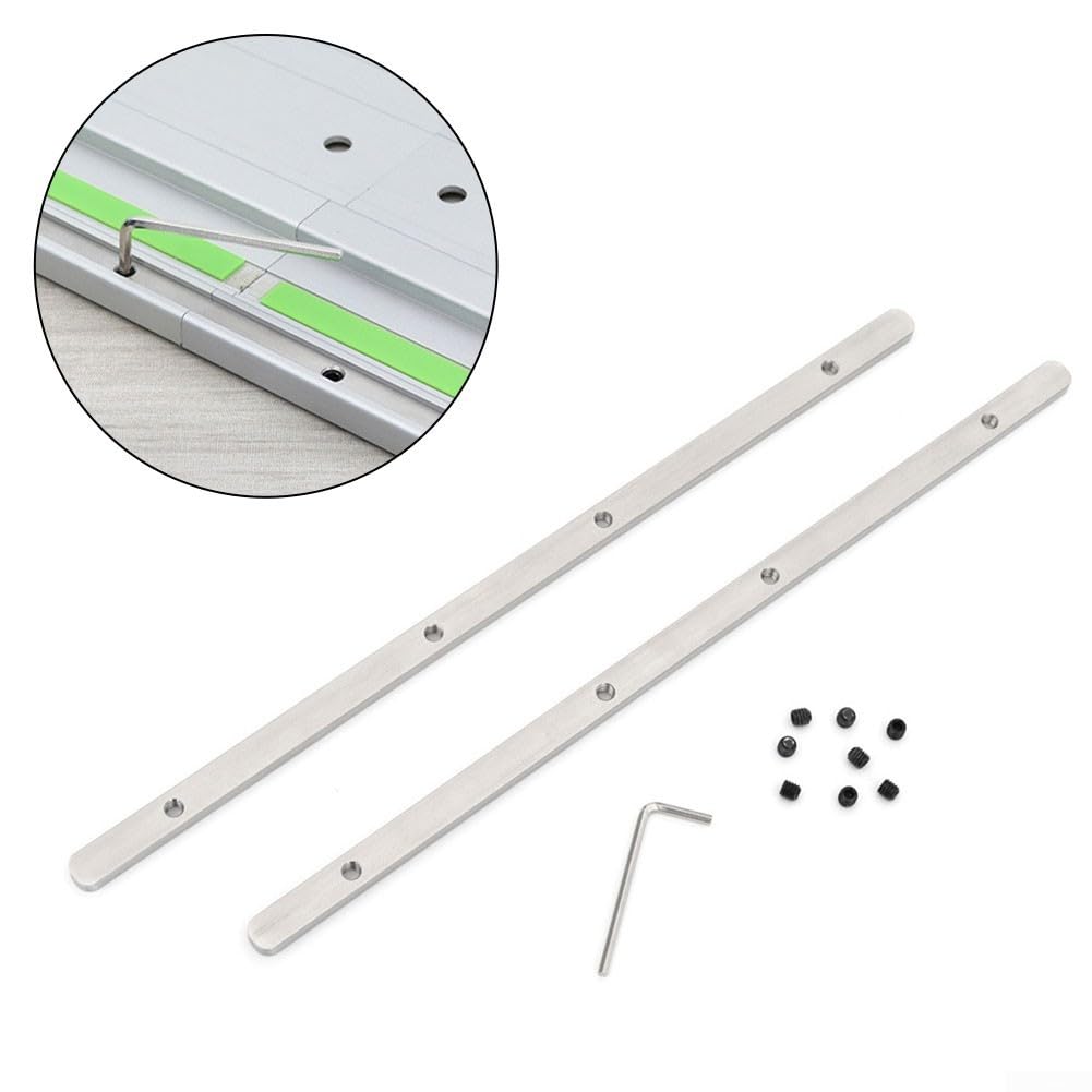 Kit d'accessoires de connecteur de rail de guidage 71358 pour scie à rail de scie à long coupe, solution en acier inoxydable pour une coupe sans couture