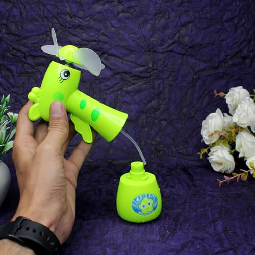 Verbier Portable Mini Fan with Mist Water Spray Toy for Kids Summer Water Hand Fan Toy for Kids Set of 1 4 51zbApcdC L