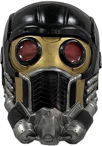 Star-Lord - Maschera in lattice per Halloween, per feste e cosplay, colore: Nero