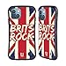 Head Case Designs Brytyjskie skaly Brytyjska duma Etui Hybrydowe Kompatybilny z Apple iPhone 13