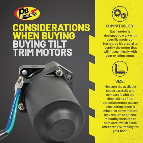 Image of DB Electrical Tilt /Trim Motor for Yamaha Outboard Motors F75LA F75TLR F90JA