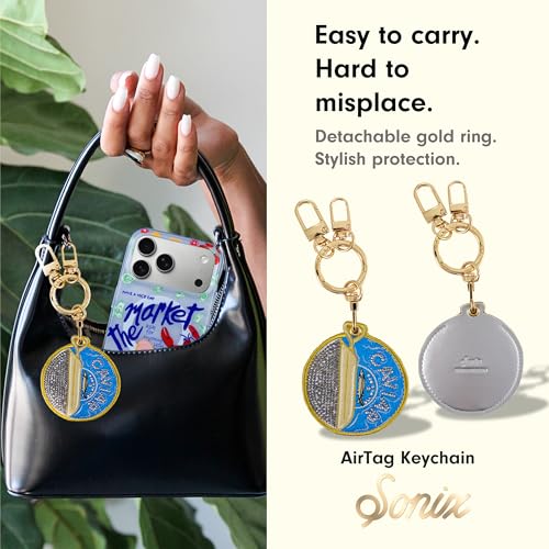 Image of Sonix Keychain Case Compatible with GPS trackers, for Apple AirTag | Caviar