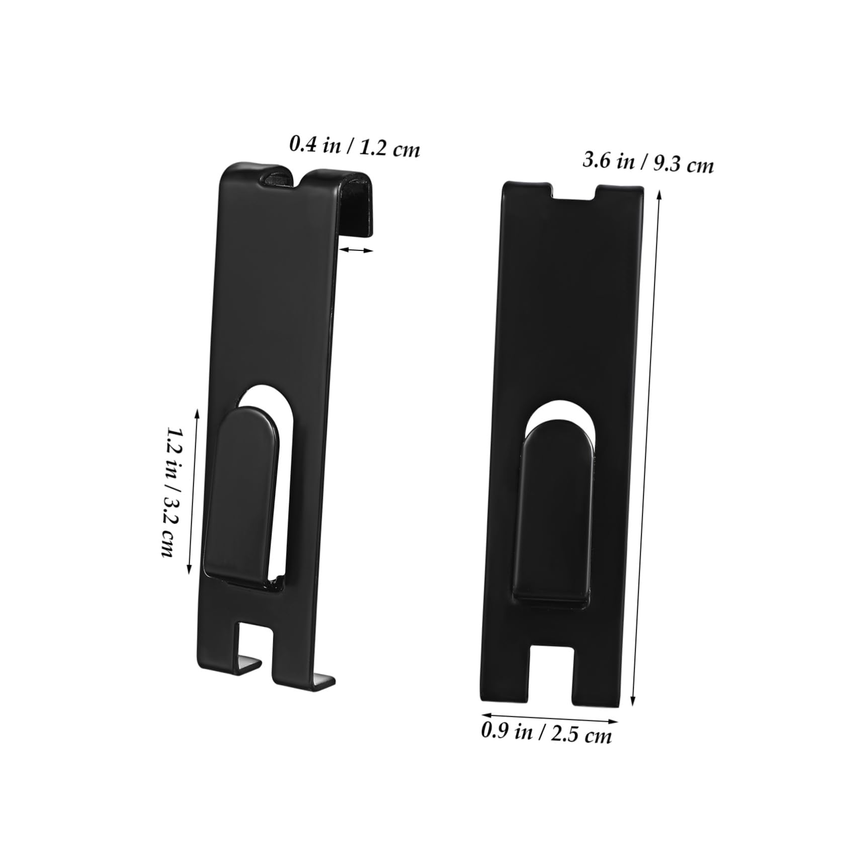 STOBAZA Pack Grid Wall Hooks Metal Grid Panel Hooks for Wall Sturdy Mount Brackets for Retail Display Heavy Duty Accessories