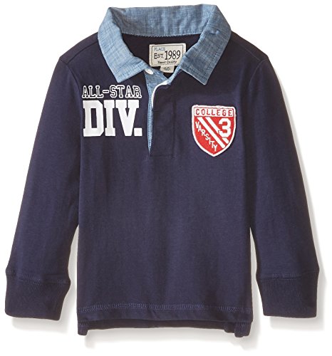The Children's Place Little Boys' Solid Rugby Top