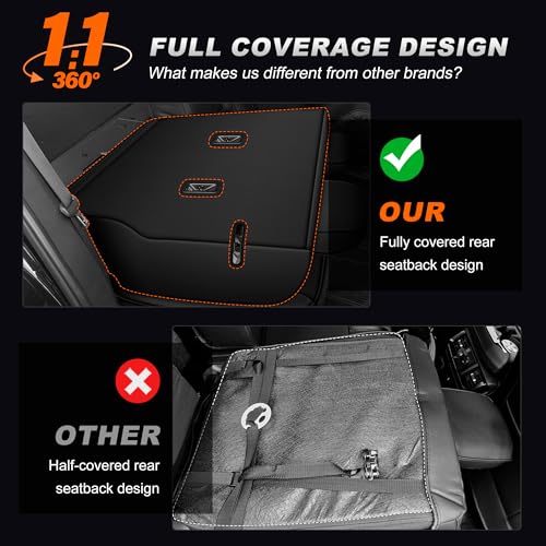 Image of IKABEVEM Seat Covers for Subaru Crosstrek 2018-2023 Custom Fit Full Set | Faux Leather comfort, Breathable, Waterproof, Airbag Compatible, upgrade seat Covers, Pet-friendly, Upgrade the interior