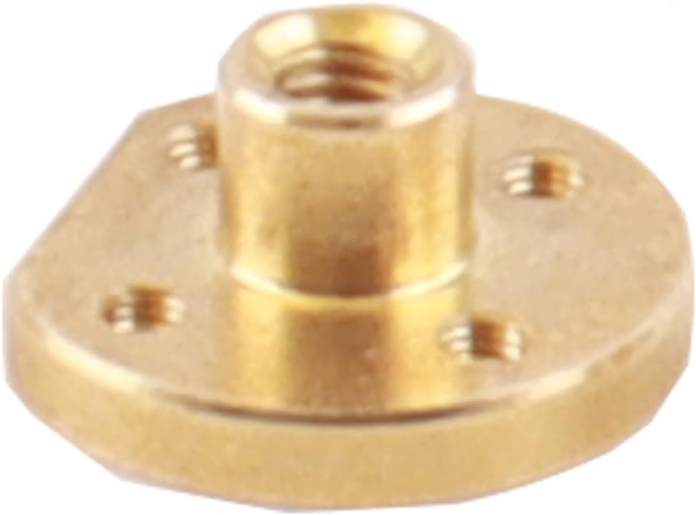 COKYIS Stepper Motor Accessories T-Type T8 Screw Stepper Motor Screw nut trapezoidal Screw Stainless Steel Lead 8 (Size : T6.5 Screw nut Lead 3)