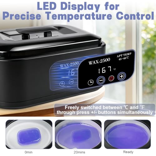 Image of Yofuly 3.5L Paraffin Wax Machine for Hands and Feet with Auto-Timer